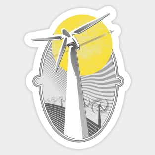 Wind in the Spring Sticker